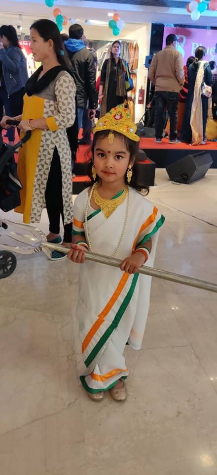 KG's Ramya Rajput Wins 1st Prize in Fancy Dress at Ambience School